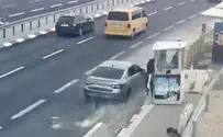 רכב הגיע במהירות וניסה לפגוע בלוחמים