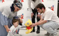 נדב יצא מעזה למפגש עם הילדה שהציל את חייה
