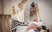 ברית לבנו של ראש הישיבה שהפך לאבא בגיל 88