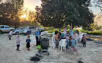 משפחות האברכים הקימו בחומש שוק פורים