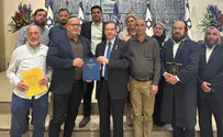 משפחות הנספים במירון נפגשו עם הנשיא הרצוג