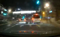 תיעוד: נמלט עם רכב גנוב וביצע תאונת דרכים