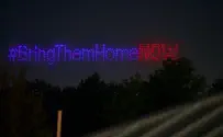 'Bring them home': Drone show urges return of hostages