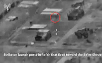 IDF destroys launch posts used to fire toward Be'er Sheva