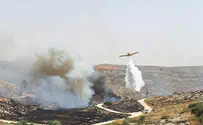 השריפה בעתניאל: מאות דונמים נשרפו, בהם תשתיות חיוניות