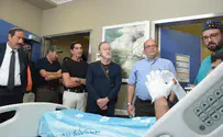 Israel Heritage Foundation delegation visits wounded soldiers