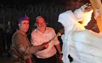 ההדלקה של תא"ל איציק כהן והרב ערן טמיר