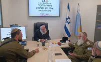 הפוסק החרדי הבכיר הגיע למחנה שורה