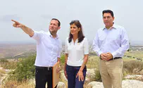ניקי היילי בשומרון: "נמשיך להיות שותפים"
