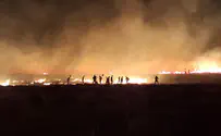 שריפת ענק בחוות גל יוסף