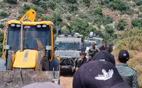 עימותים קשים בזירת ההרס בחוות יאיר