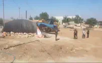 המשטרה הרסה מבנה מגורים ודיר בסוסיא
