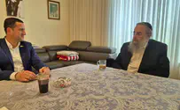 הרב החרדי נפגש עם ח"כ אוהד טל