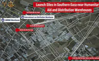 Watch: Rocket launchers placed next to UNRWA storehouses destroyed