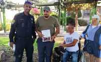 Israel Dog Unit holds exhibition tour for special needs groups