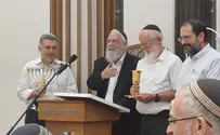 פרס היצירה התורנית הוענק לרב יעקב מדן