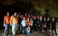 קבוצת חסידי גור חולצה בהרי ירושלים