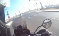 מרדף אחרי רוכב אופנוע הסתיים בלכידתו