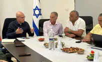 ח"כ צביקה פוגל ביקר במועצה האזורית לב השרון: "המזרח עלול להכות בנו חזק"