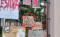 An hour from Auschwitz: Sign calls to gas the Jews