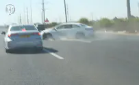Police chase vehicle after it rammed a squad car