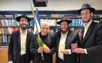 Lapid moved by Book of Tanya printed in Gaza