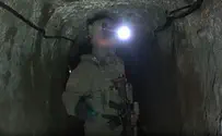 Photo: IDF 'They attacked from here': IDF officers display Hezbollah's underground complex