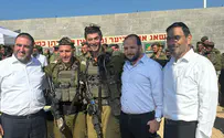 הגדוד החרדי סיים הכשרה, ארבל הגיע לתמוך