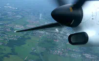 Легкомоторный самолет подбит осколком ракеты во время полета