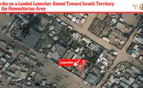 IAF dismantles loaded launcher in southern Gaza