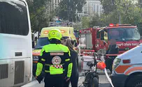 צילום: דוברות מד"א תאונה קשה בירושלים: ילדה נדרסה למוות על ידי אוטובוס
