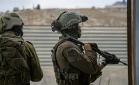 Security forces operate at the home of the terrorist