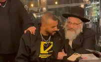 איתי לוי בסעודת הודיה לאחר שניצל מתאונה