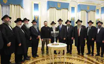 Zelenskyy lights Hanukkah candles in presidential bunker