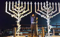 חנוכיות הענק שמאירות עשרות יחידות בצה"ל