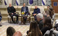 "השכול פגש אותי שלוש פעמים": מפגש מרגש בבית הנשיא עם משפחות של חללי השב"כ