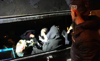 צפו: הבריחו שב"חים בתוך גנרטור - ונעצרו