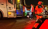 בן 70 נהרג מפגיעת אוטובוס סמוך למחלף גנות
