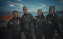Returning hostages smile, 'thank' captors in Arabic