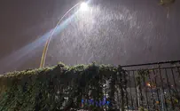 שלג קל ירד בירושלים
