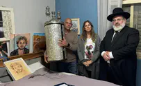 Torah scroll brought to hostage Alon Ohel's room