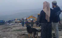 הרס בגבעת אור נחמן, שתי משפחות פונו