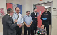 Hostages' father shares moving moment with special needs children