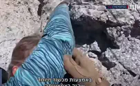 נאחזה באצבעותיה בצוק - וחולצה ברגע האחרון