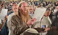 מאות התפללו בכותל לרפואת דורון ניר צבי