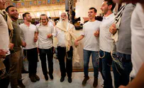 תפילת הלל חגיגית בבית הכנסת הגדול בבירה