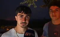 ערוץ 7 עם מפוני השריפה בהרי ירושלים