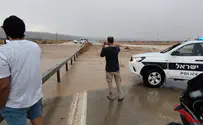 נחסמו היציאות מהעיר אילת בשל הצפות