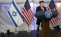 Injured soldier speaks at the Israel Embassy Independence Day Ceremony