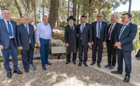 Monument rededicated at Yad Vashem for Rescue and Liberation Day
